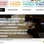Daniel Cucharero de Grupo Axfito recibe premio coraje a la diversidad emprendedora